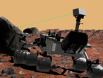 Ein Marsrover namens "Curiosity" (Neugierde).